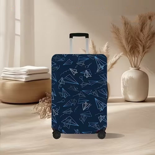 Unisex nan elastic suitcase cover with volcanic lava marble design, stretch protective cover for trolley 
Maetiva
