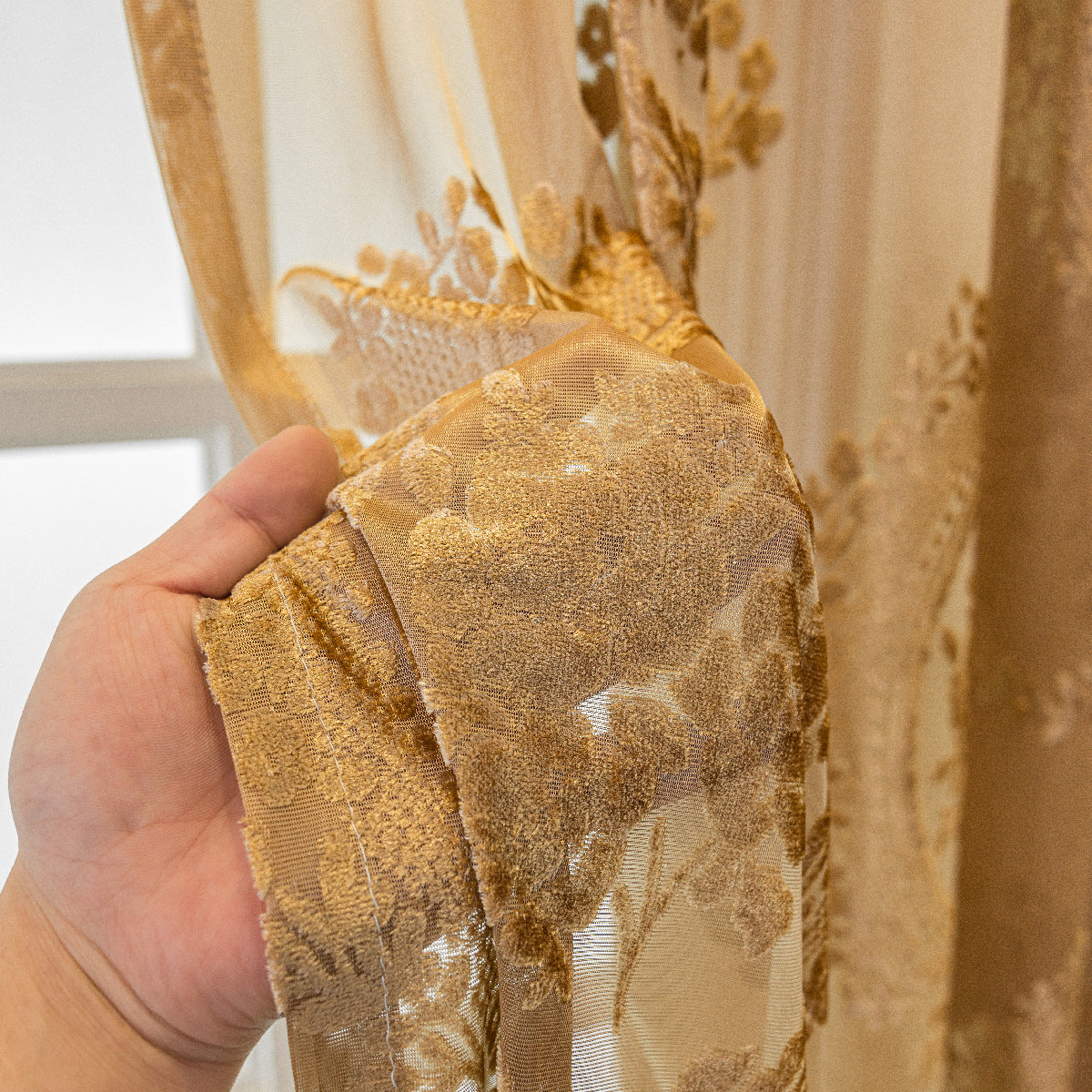 Elegant Sheer Lace Curtains Sheer Lace Fabric