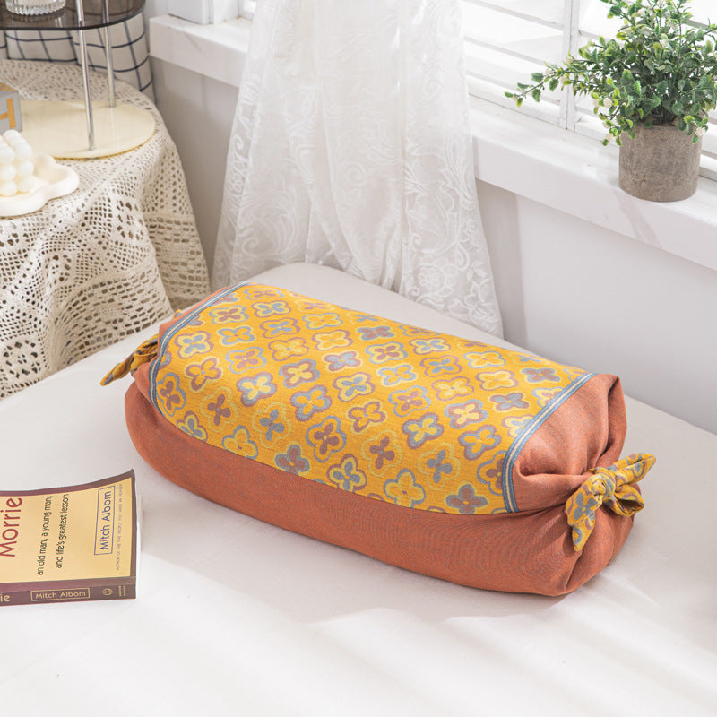 Women Decorative Neck Roll with Floral Pattern 
Maetiva