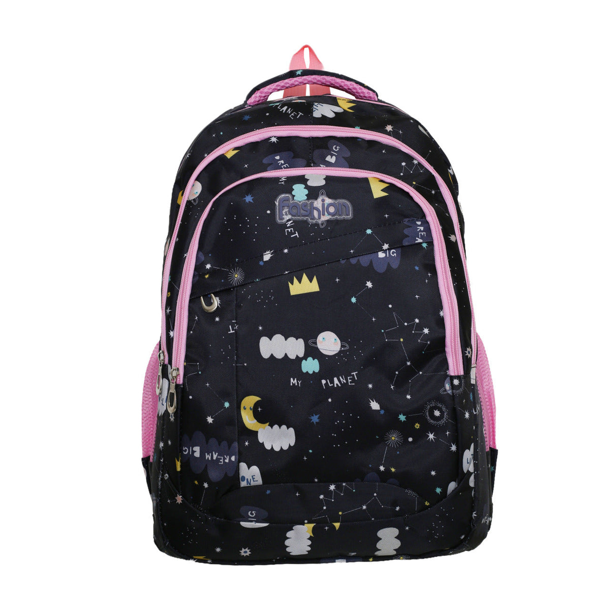 School backpack with creative space design and practical compartments 
Maetiva