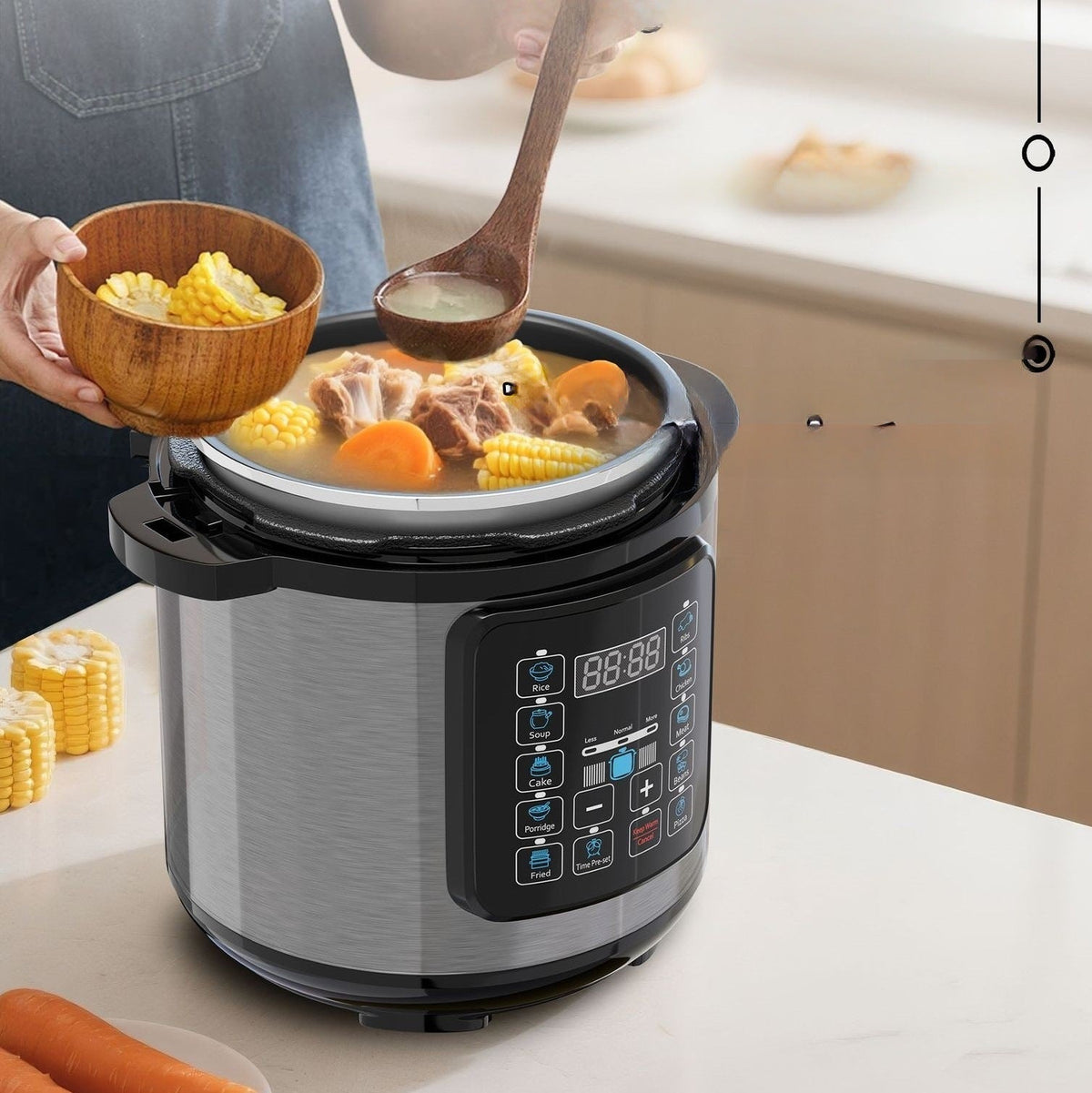 Multifunctional Pressure Cooker 
Maetiva