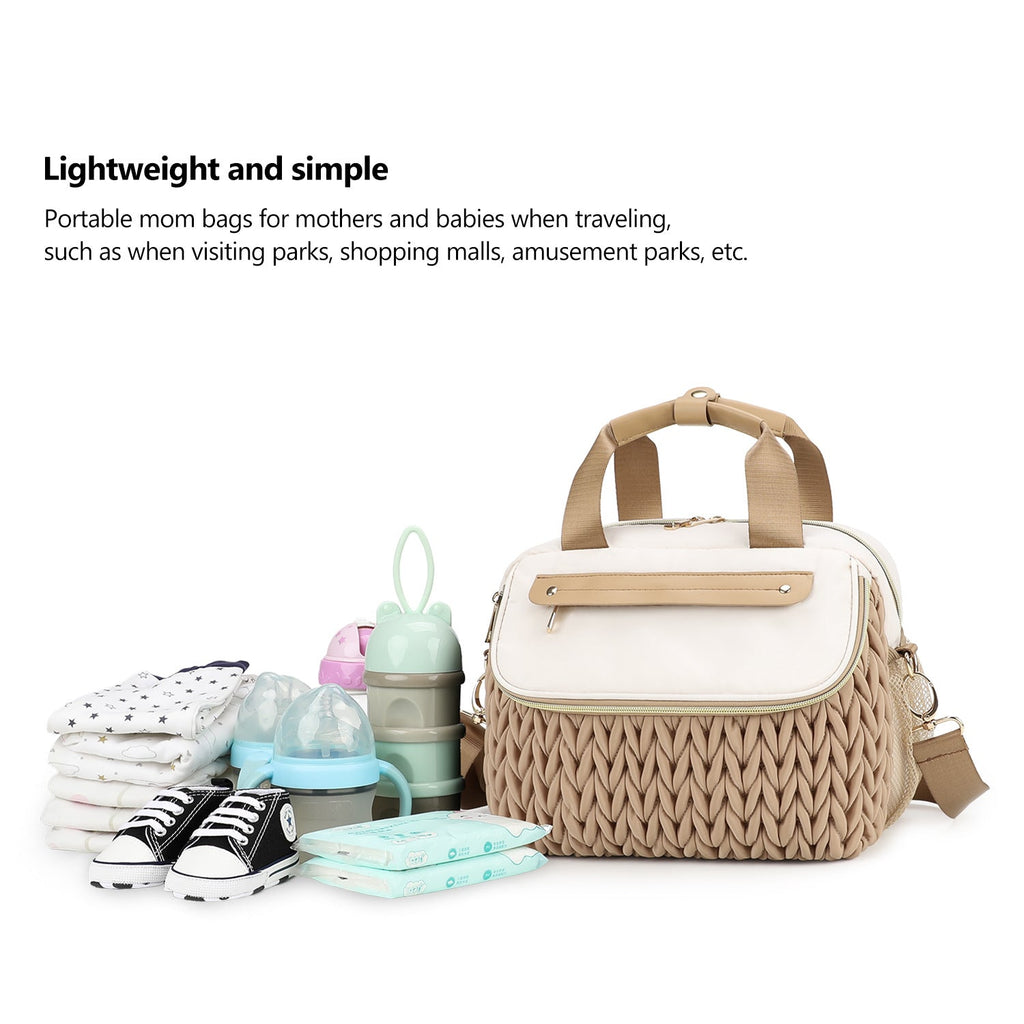 Modular handbag with braided design 
Maetiva