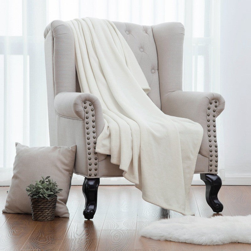 Women luxurious and cozy microfiber blanket 
Maetiva