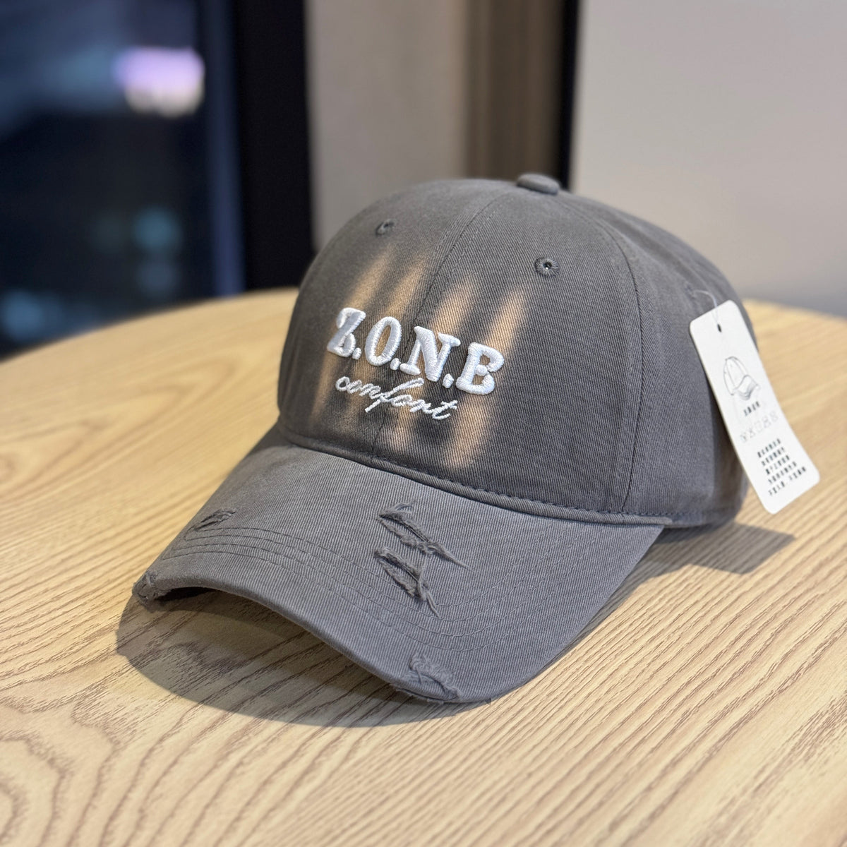 Unisex Distressed Cotton Baseball Cap 
Maetiva