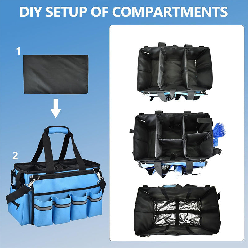 Multifunctional tool bag with organizer 
Maetiva