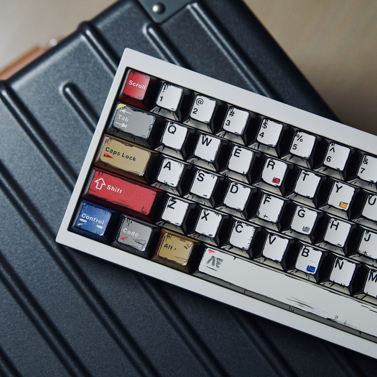 Retro-Themed Custom Mechanical Keyboard 
Maetiva