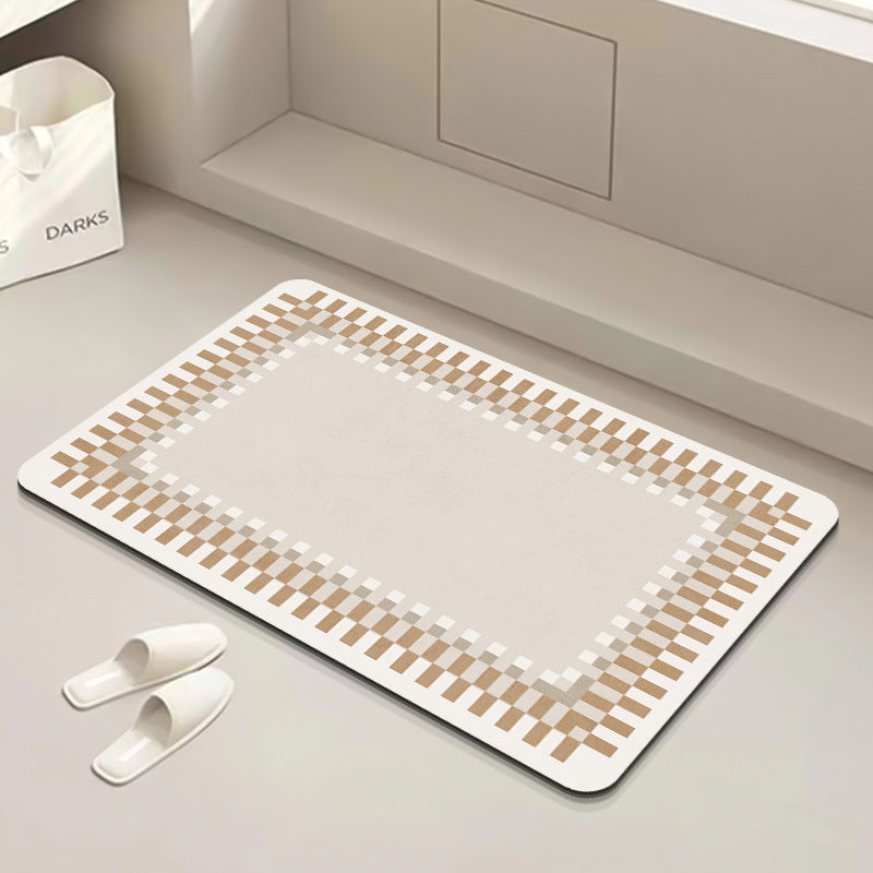 Modern Geometric Bath Mat 
Maetiva