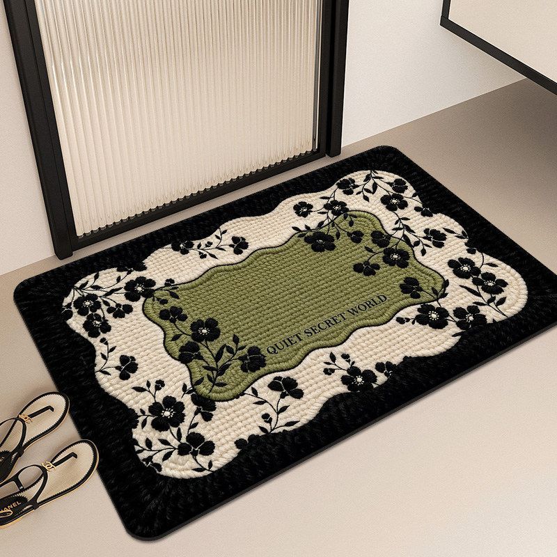 Decorative Butterfly-Themed Bath Mat 
Maetiva