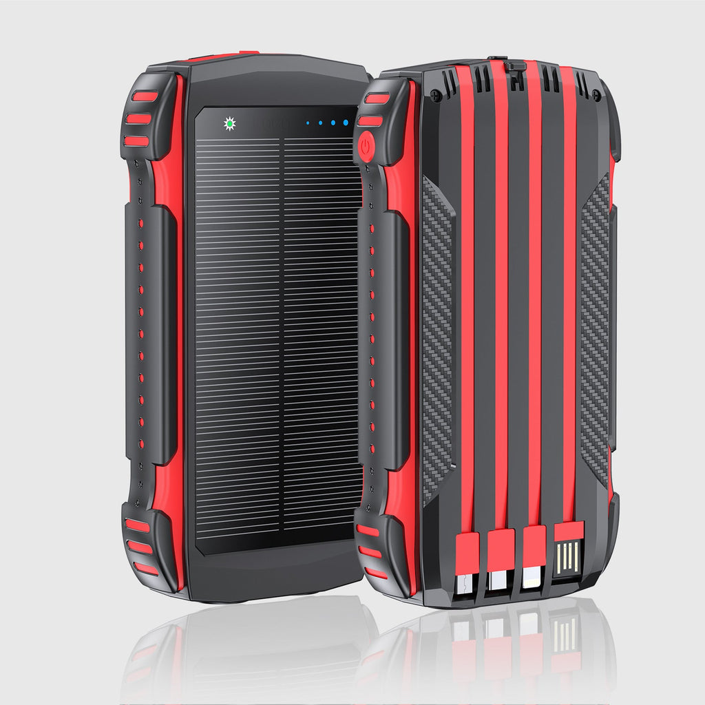Robust Solar Power Bank with Integrated LED Lighting 
Maetiva