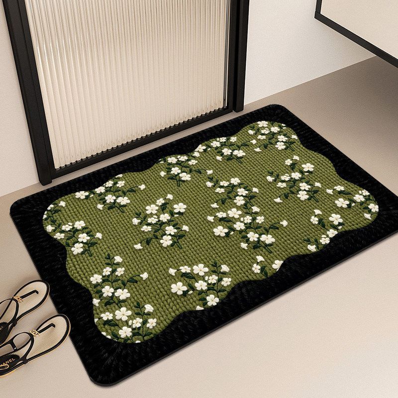 Decorative Butterfly-Themed Bath Mat 
Maetiva