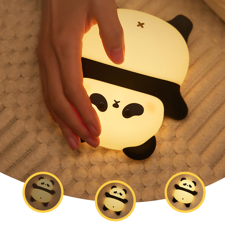 Maetiva® Lying Lazy Panda Night Light LED Tap Lamp Best Gift for Baby and Girl