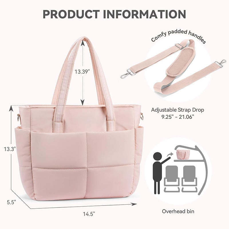 Multifunctional tote bag with organizer pockets 
Maetiva