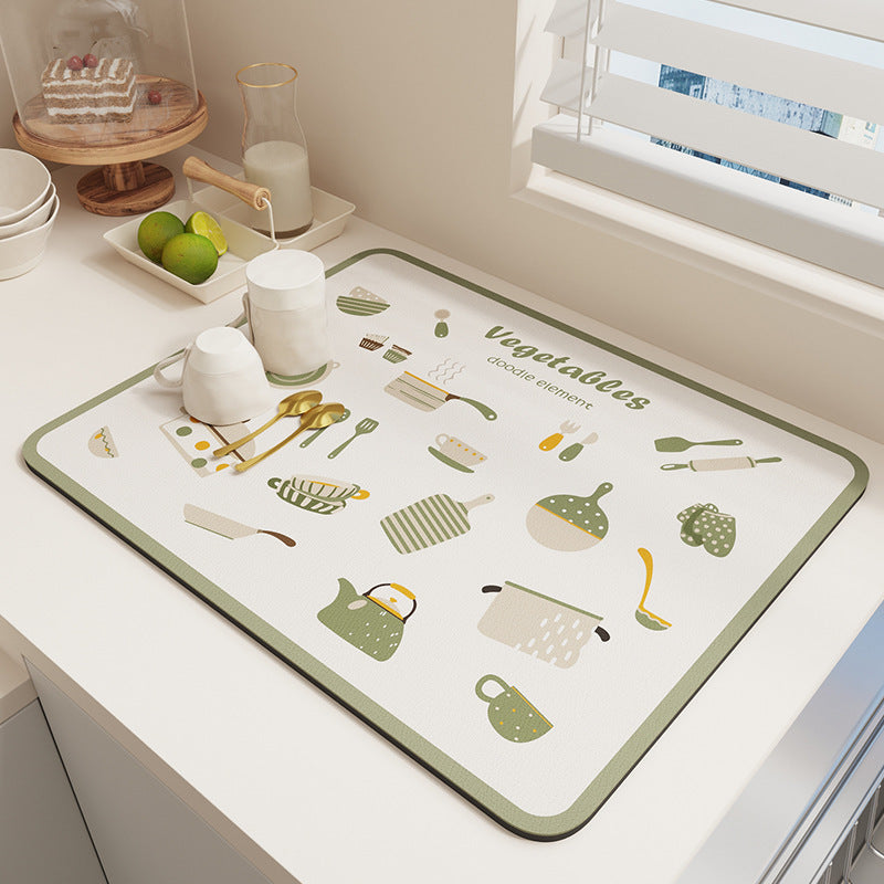 Geometric Patterned Kitchen Mat 
Maetiva
