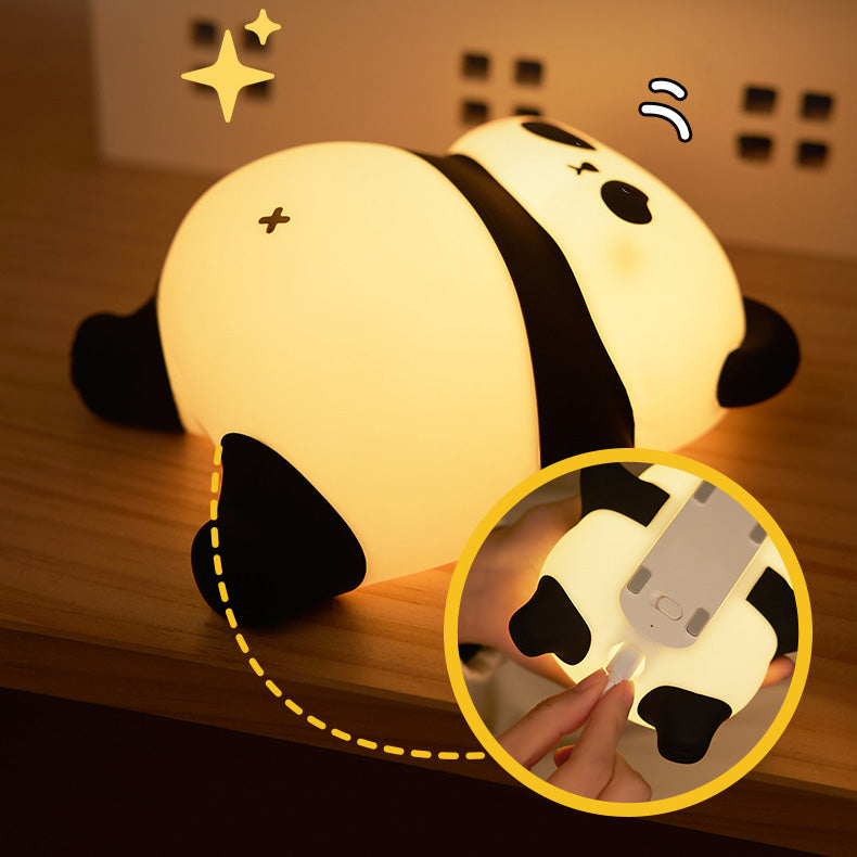 Maetiva® Lying Lazy Panda Night Light LED Tap Lamp Best Gift for Baby and Girl