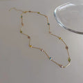Dainty Colorful Link Necklace 
Maetiva