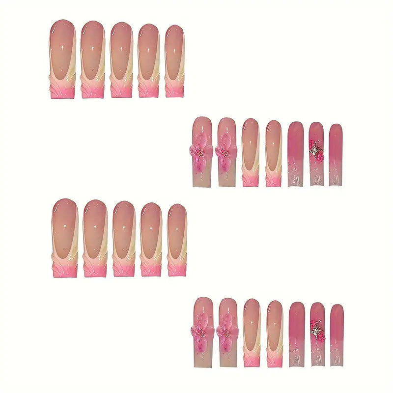 Floral Accent Nail Art Extensions 
Maetiva
