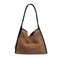 Practical macrame crossbody bag with elegant leather elements 
Maetiva