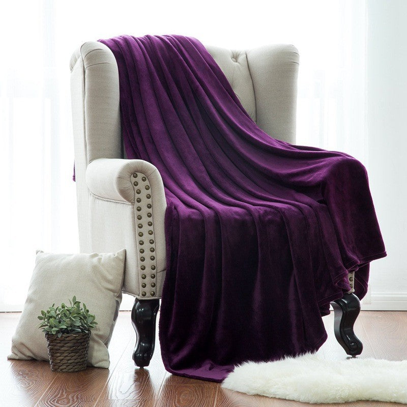 Women luxurious and cozy microfiber blanket 
Maetiva