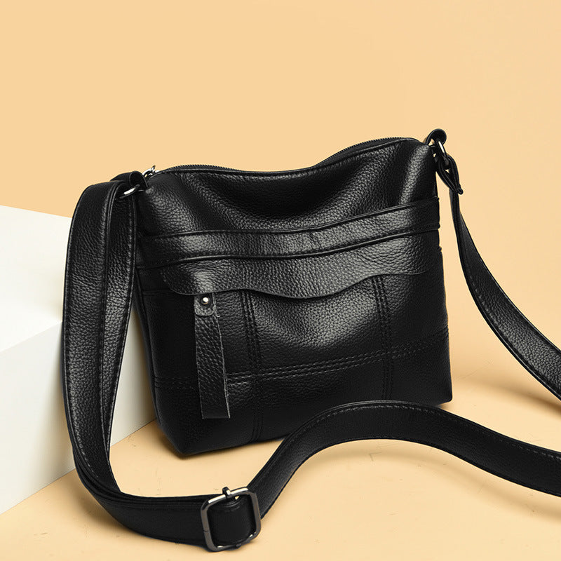 Functional Leather Crossbody Bag 
Maetiva