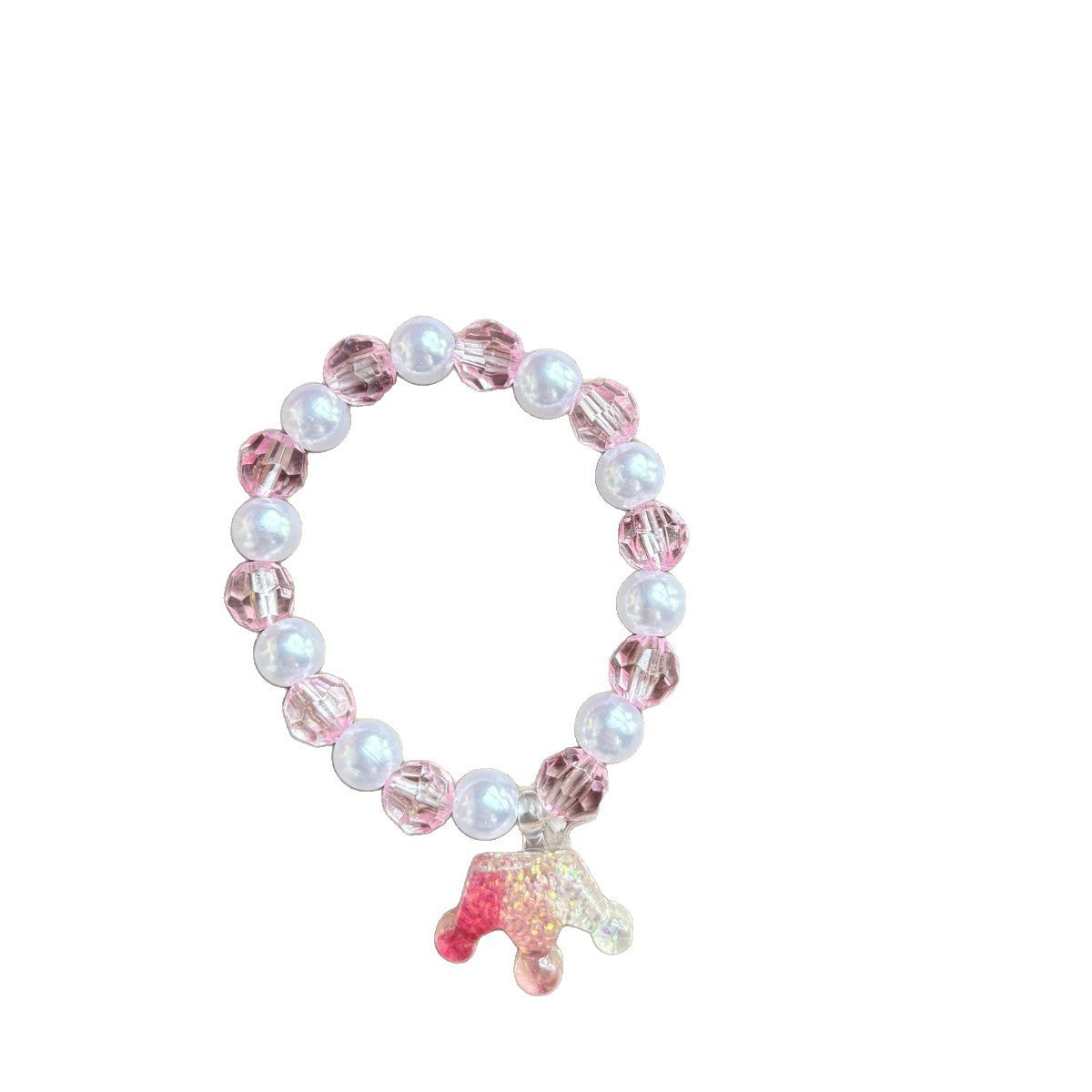 Cute bracelet with elephant charm Made of glass 
Maetiva