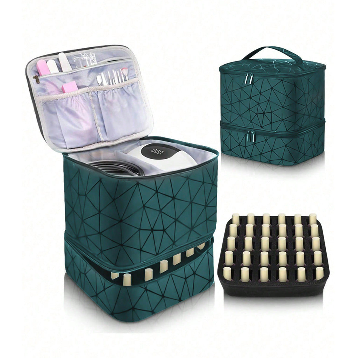 Cosmetic Organizer Bag with Dual Design and Sturdy Interior Lining 
Maetiva