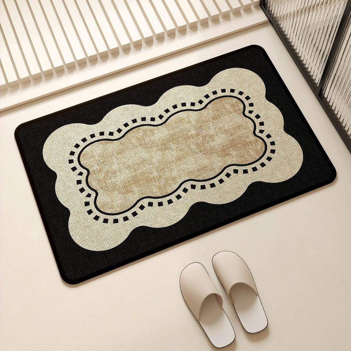 Soft Textured Decorative Bath Mat 
Maetiva