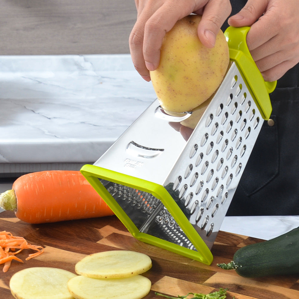 Ergonomic stainless steel cheese and vegetable slicer 
Maetiva