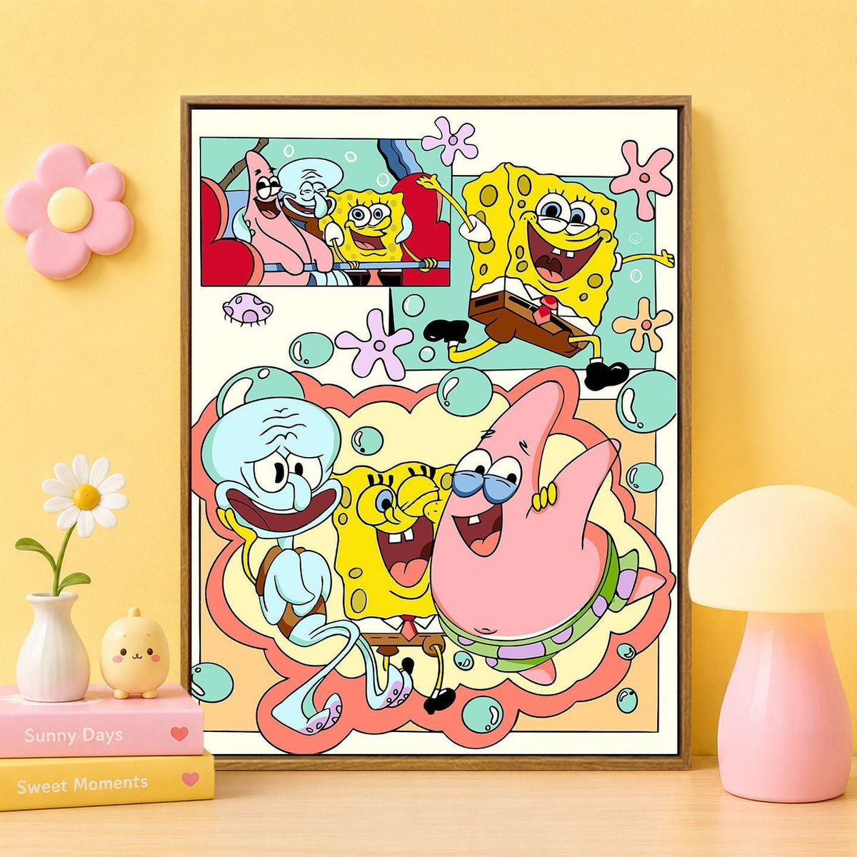 Cartoon Character Themed Wall Art Print 
Maetiva