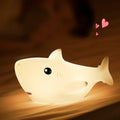 Maetiva® Squishy Silicone Shark LED Night Light - Perfect Gift for Kids and Girls