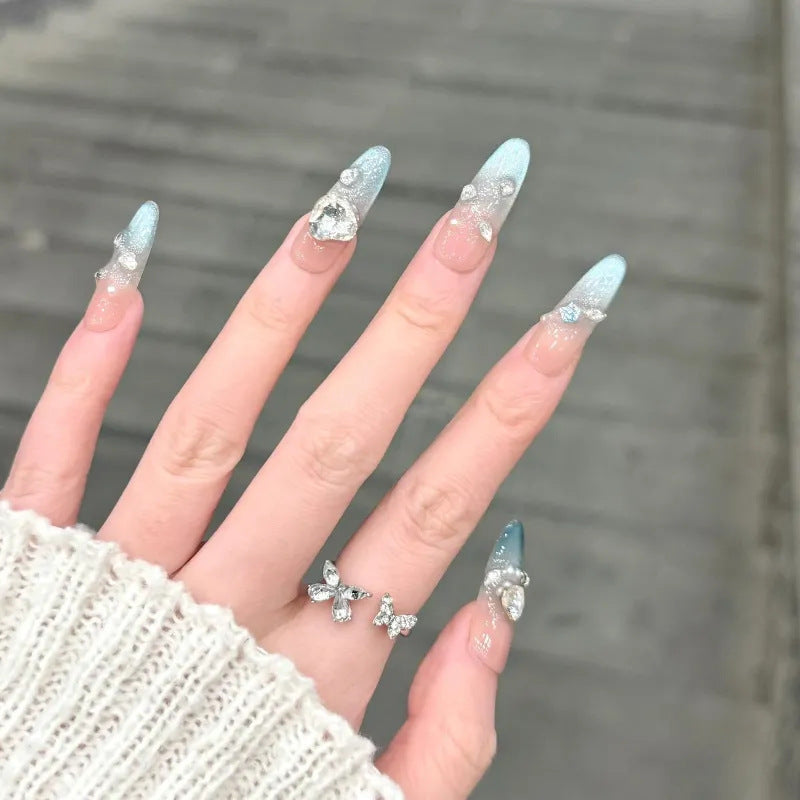 Ombre Glossy Press-On Nail Extensions 
Maetiva