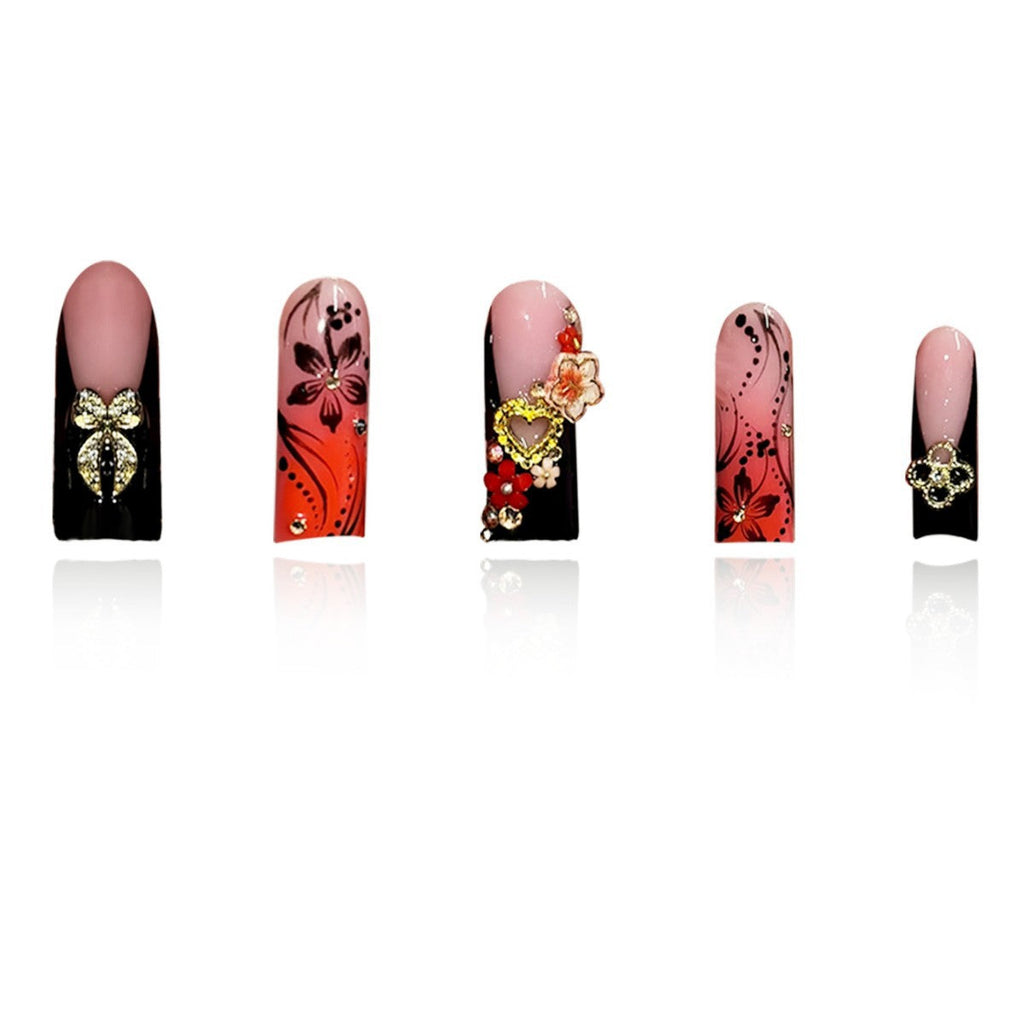 Artistic Long Stiletto Press-On Nails 
Maetiva