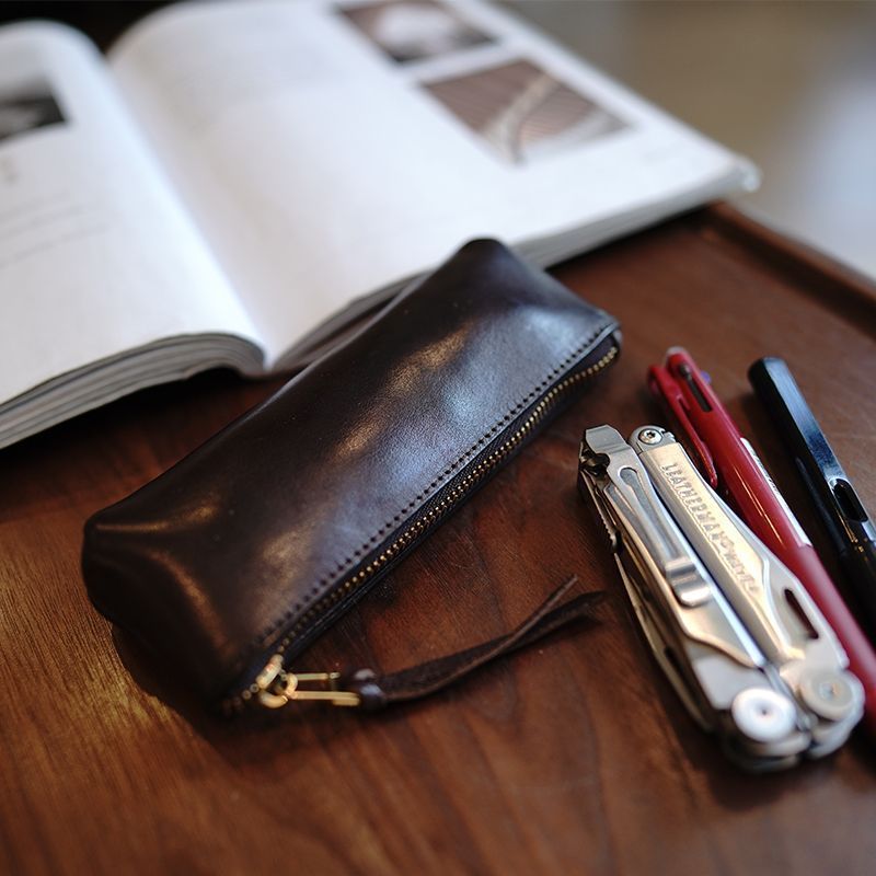 Premium Leather Pencil Pouch 
Maetiva