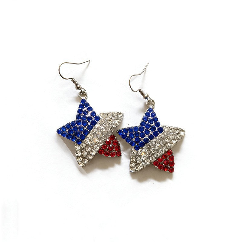 Women’s eye-catching drop earrings with flexible mesh, sequined trim, and hook closure 
Maetiva