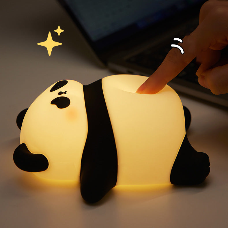 Maetiva® Lying Lazy Panda Night Light LED Tap Lamp Best Gift for Baby and Girl