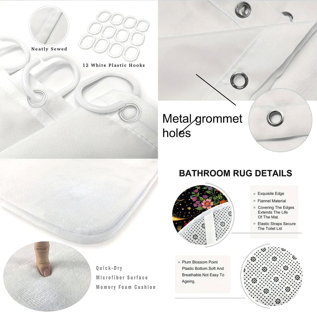 Artistic Highland Cow Bathroom Set 
Maetiva