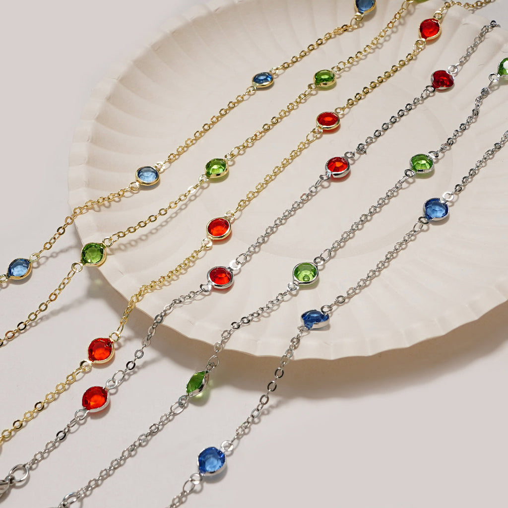 Gemstone-Studded Eyewear Holder 
Maetiva