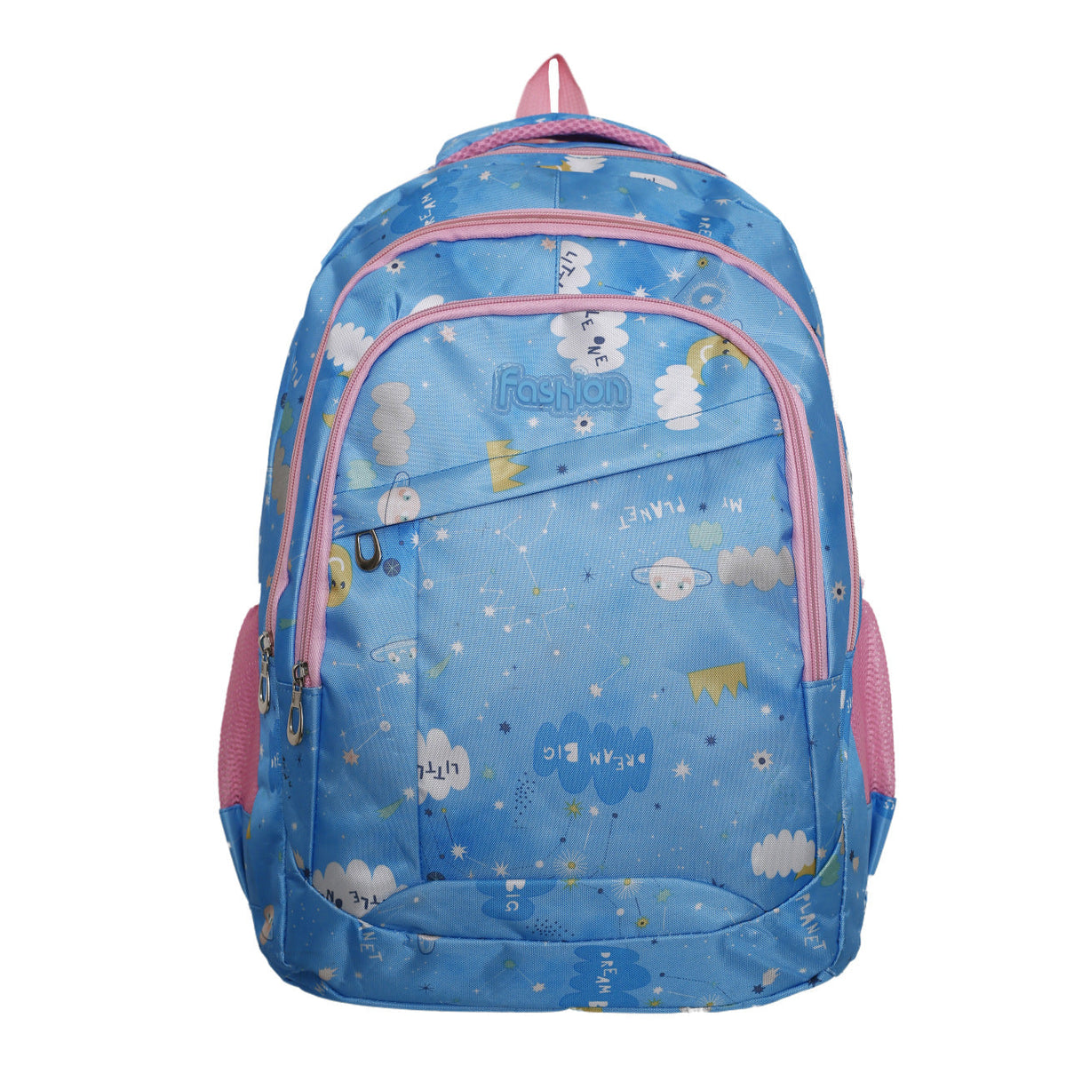 School backpack with creative space design and practical compartments 
Maetiva