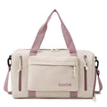 Sporty travel bag with versatile organizational options 
Maetiva
