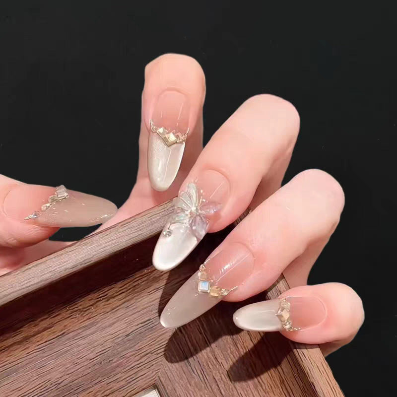 Ombre Glossy Press-On Nail Extensions 
Maetiva