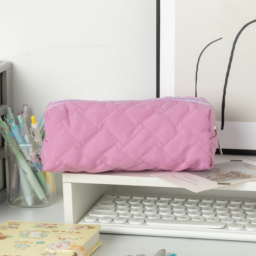Quilted Textured Pencil Case 
Maetiva