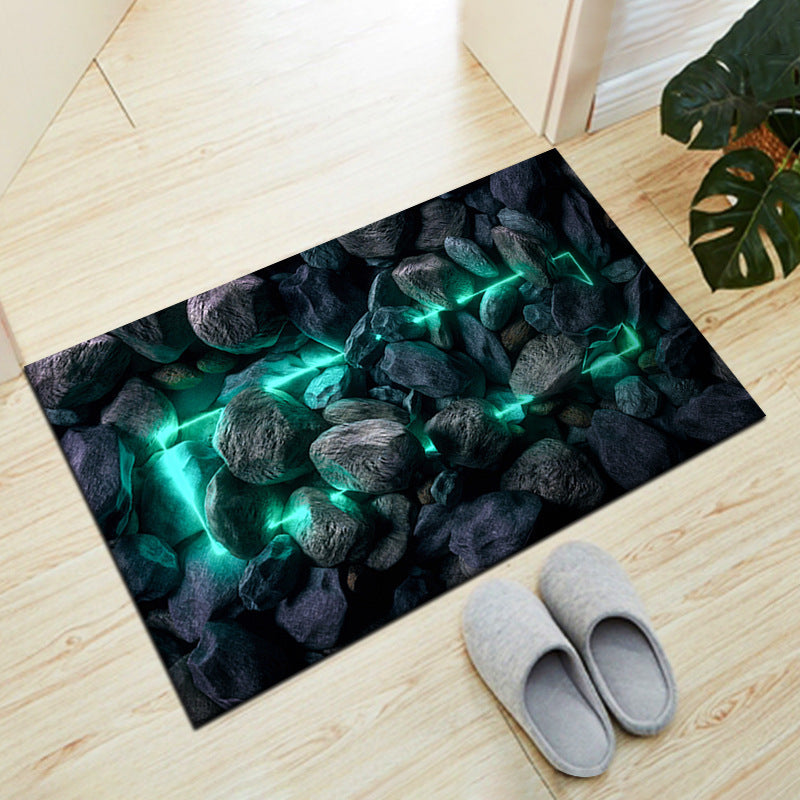 Stone-Inspired Decorative Floor Mat 
Maetiva