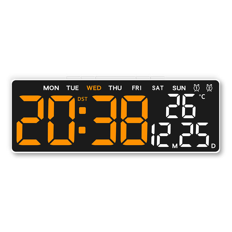 Digital multifunction alarm clock with large display 
Maetiva