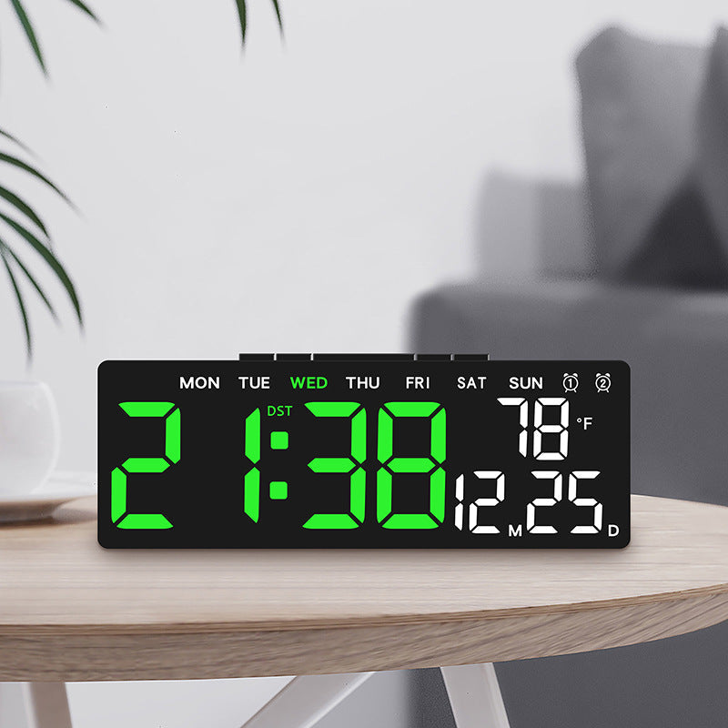 Digital multifunction alarm clock with large display 
Maetiva