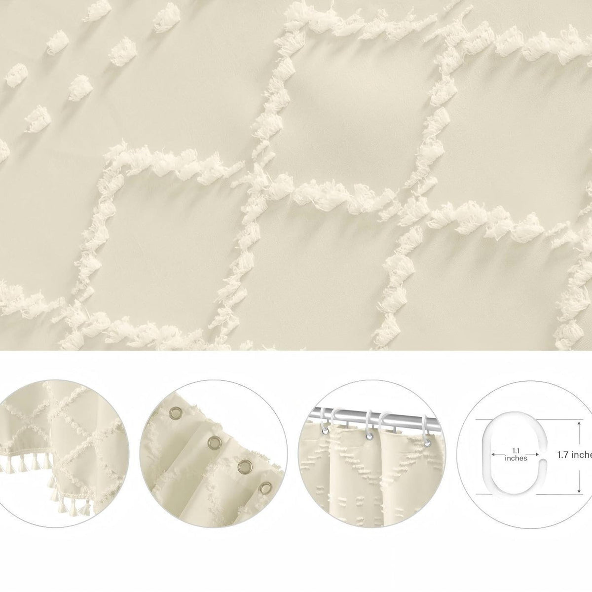 Decorative Shower Curtain 
Maetiva