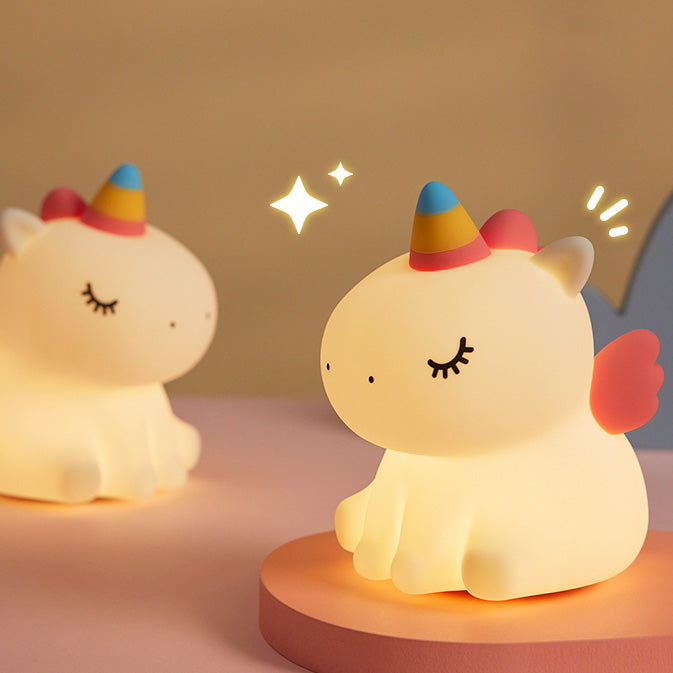Maetiva® Unicorn Night Light LED Squishy Tap Lamp Best Gift for Baby and Girl
