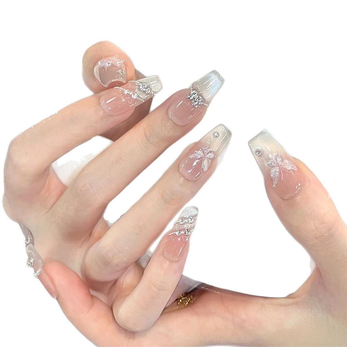 Ombre Glossy Press-On Nail Extensions 
Maetiva