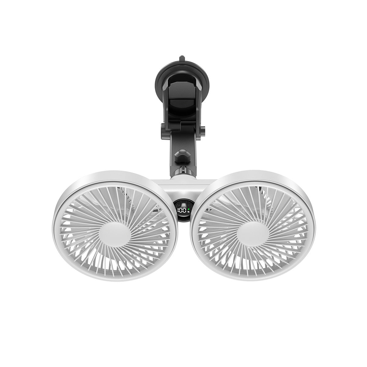 Dual-Head Adjustable Ceiling Fan