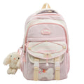 Stylish Checkered School Backpack