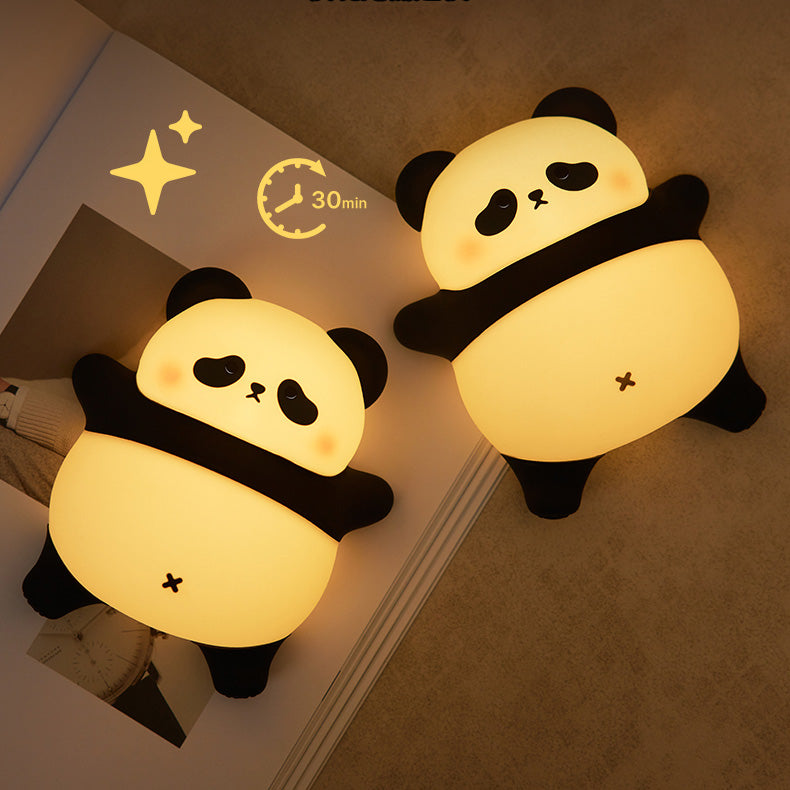 Maetiva® Lying Lazy Panda Night Light LED Tap Lamp Best Gift for Baby and Girl