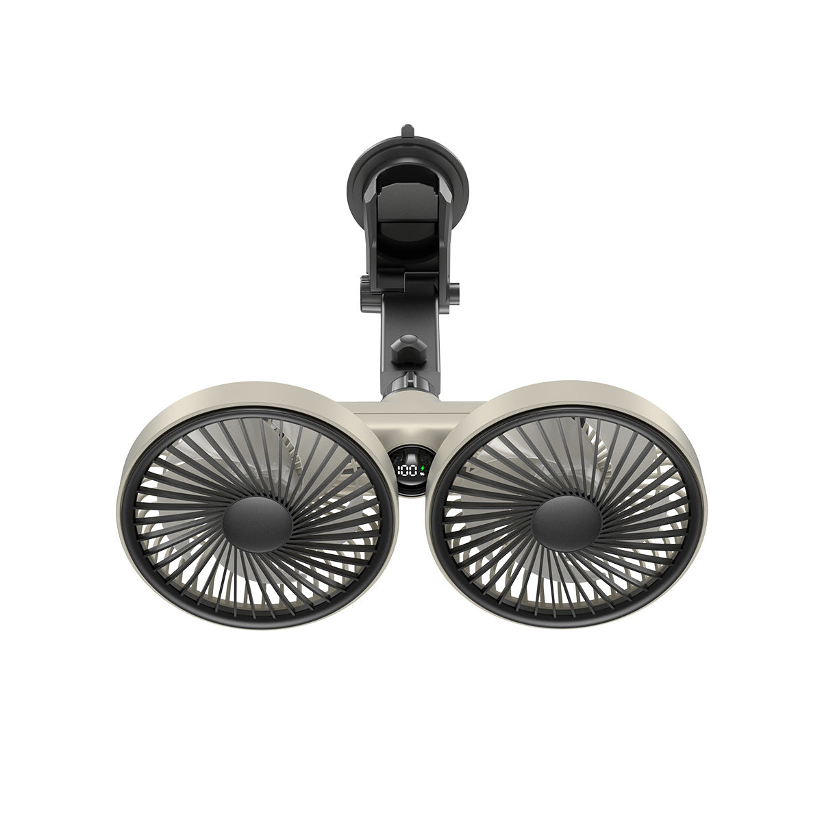 Dual-Head Adjustable Ceiling Fan